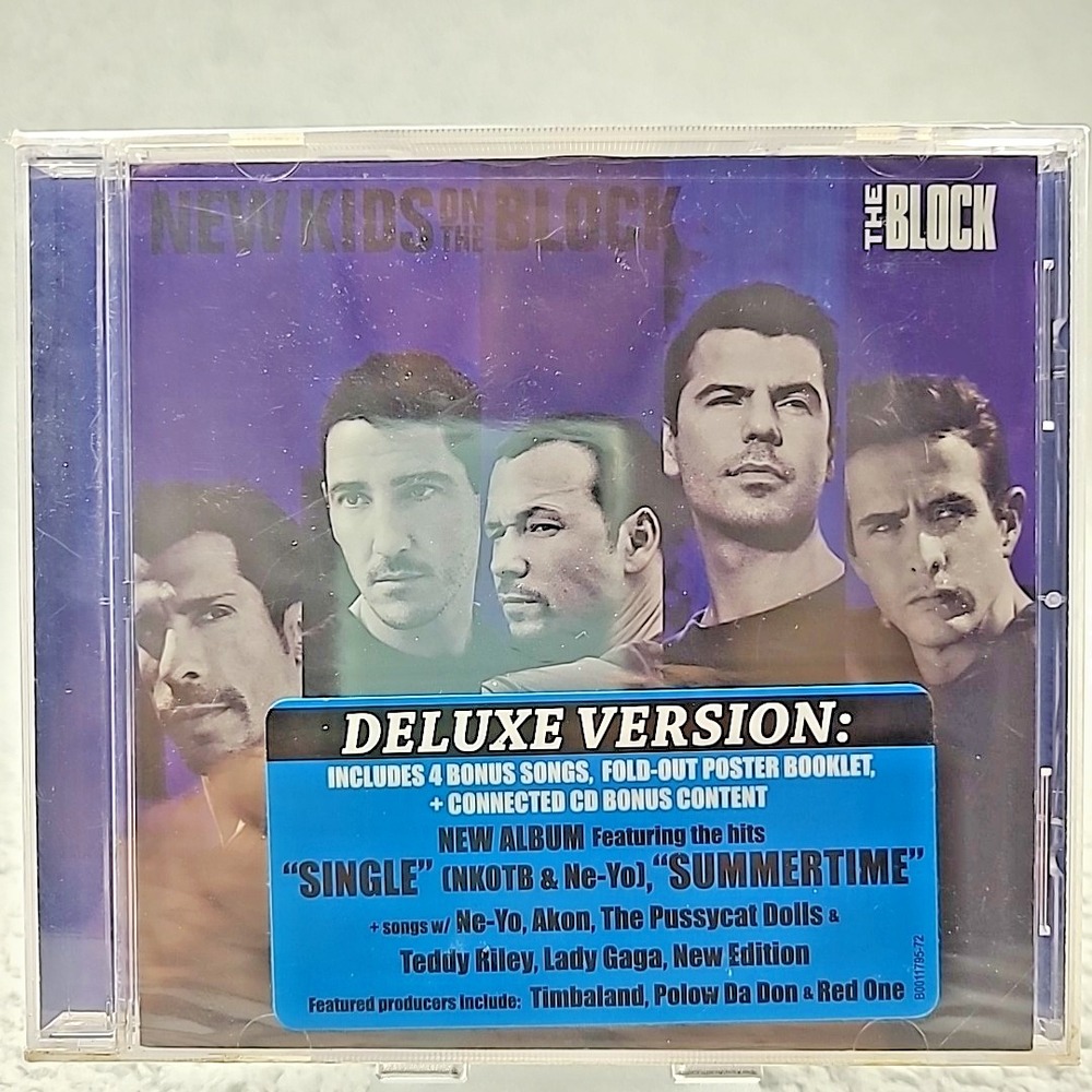 BLOCK NEW KIDS ON THE BLOCK DELUXE VERSION CD 2008*NEW* w/NE-YO LADY GAGA AKON